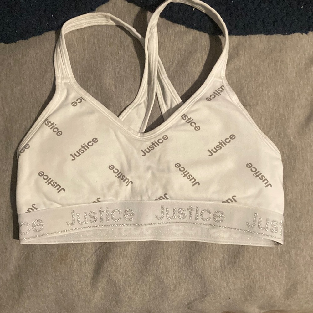 I’m selling a justice sports bra